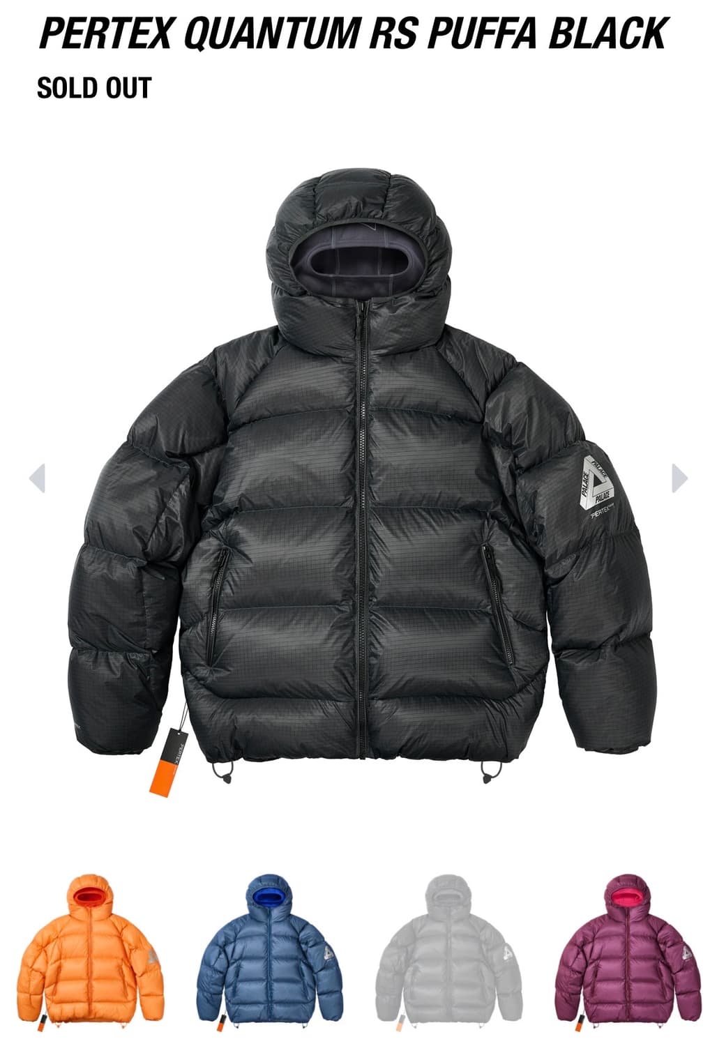 팔라스 25FW 바라클라바 푸퍼 패딩 상품이미지1