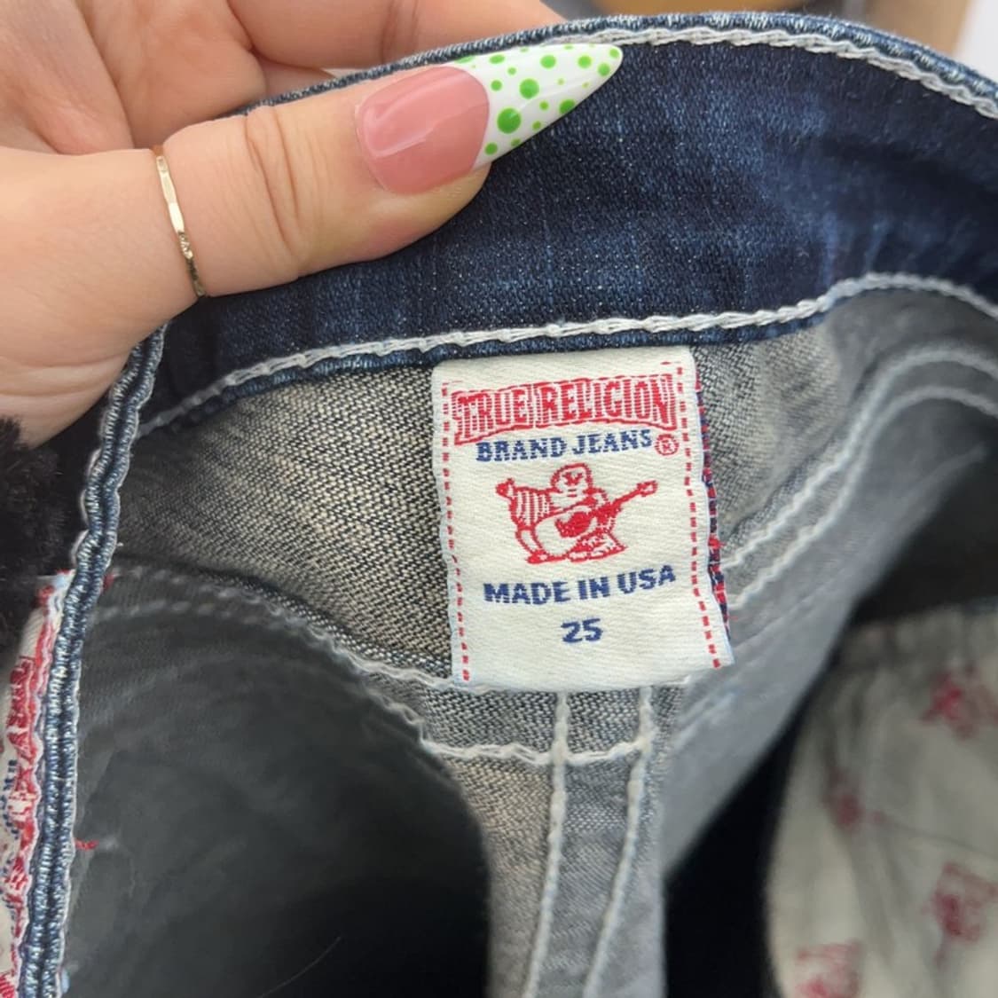 트루릴리전 조이빅티 올드스쿨 레트로 부츠컷 데님팬츠 25인치 C09027 상품이미지7