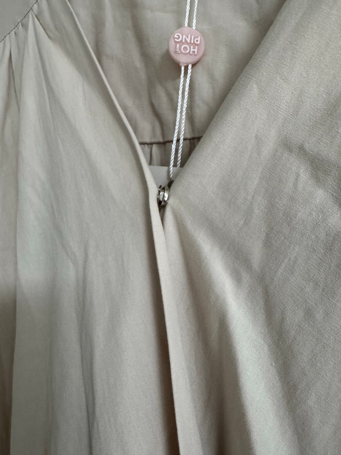 핫핑 베이지 랩 원피스 66 새상품 상품이미지5