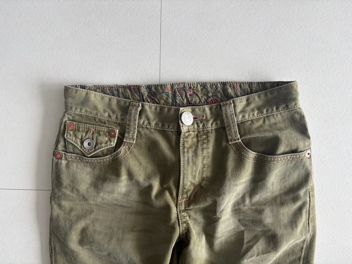 edwin) washed khaki baggy jeans 상품이미지3