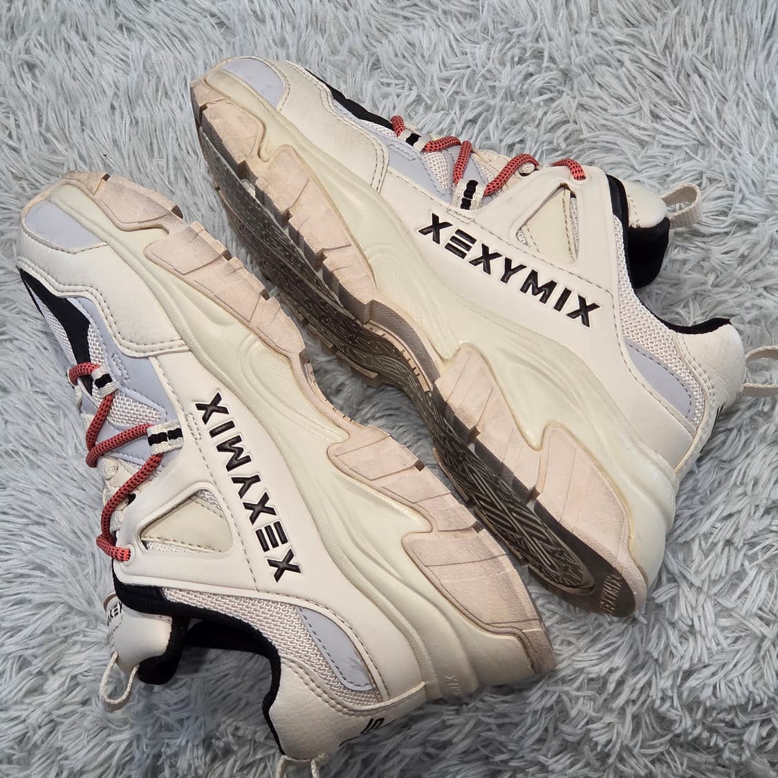 1q-3:젝시믹스 청키 트레일 스니커즈 아이보리 (230mm) 상품이미지6