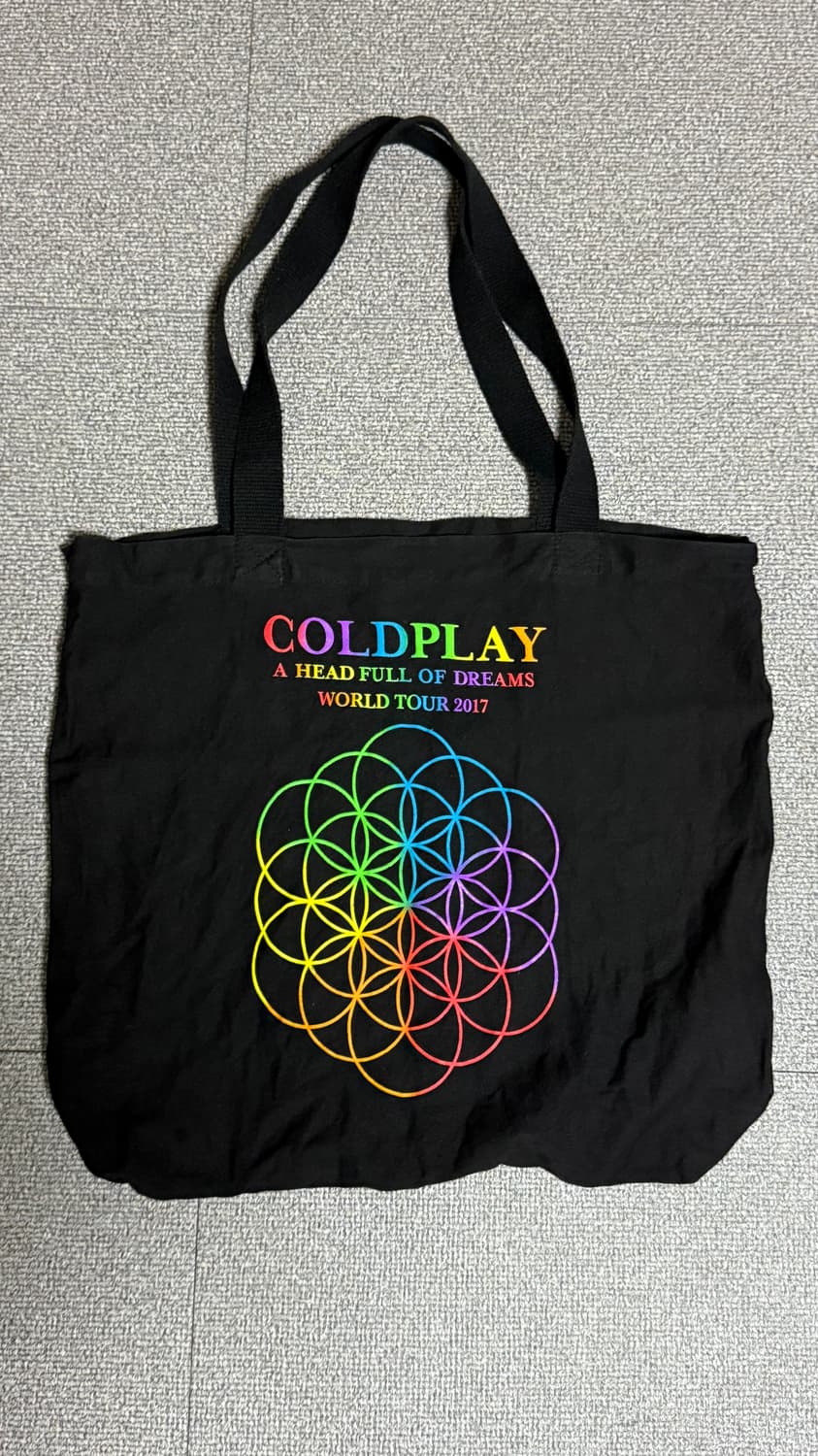 콜드플레이 2017 월드 투어 토트백 Coldplay 상품이미지1