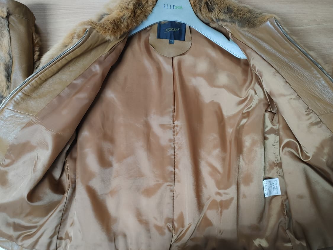 epe 에뻬 여성 여우털 양가죽 집업자켓 상품이미지6