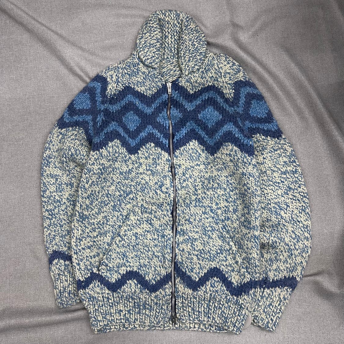 Vintage Blue y2k Cowichan 상품이미지5