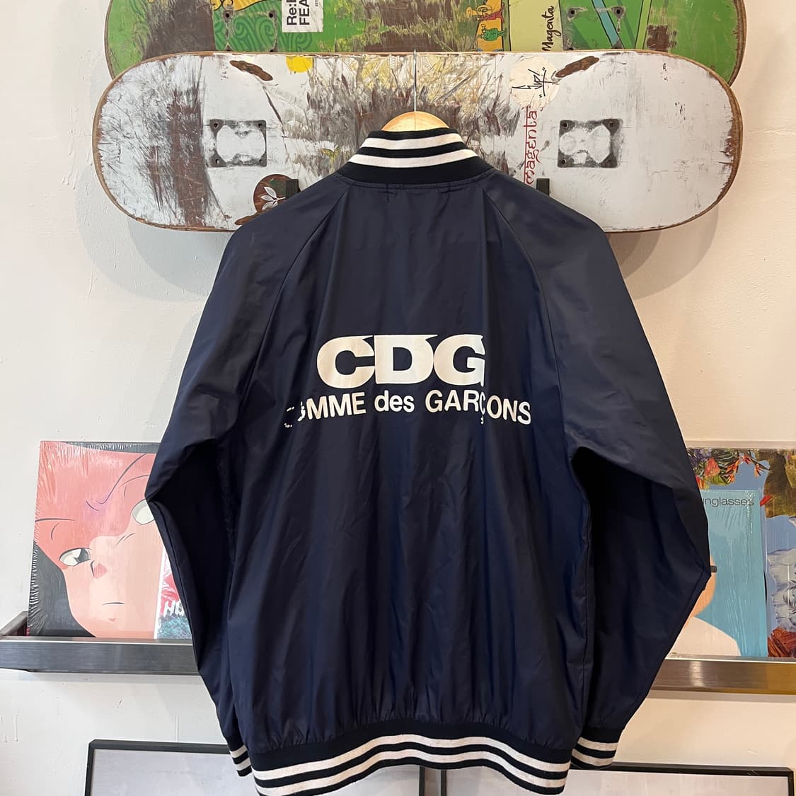 L 꼼데가르송 CDG 바시티 자켓/W2855 상품이미지3
