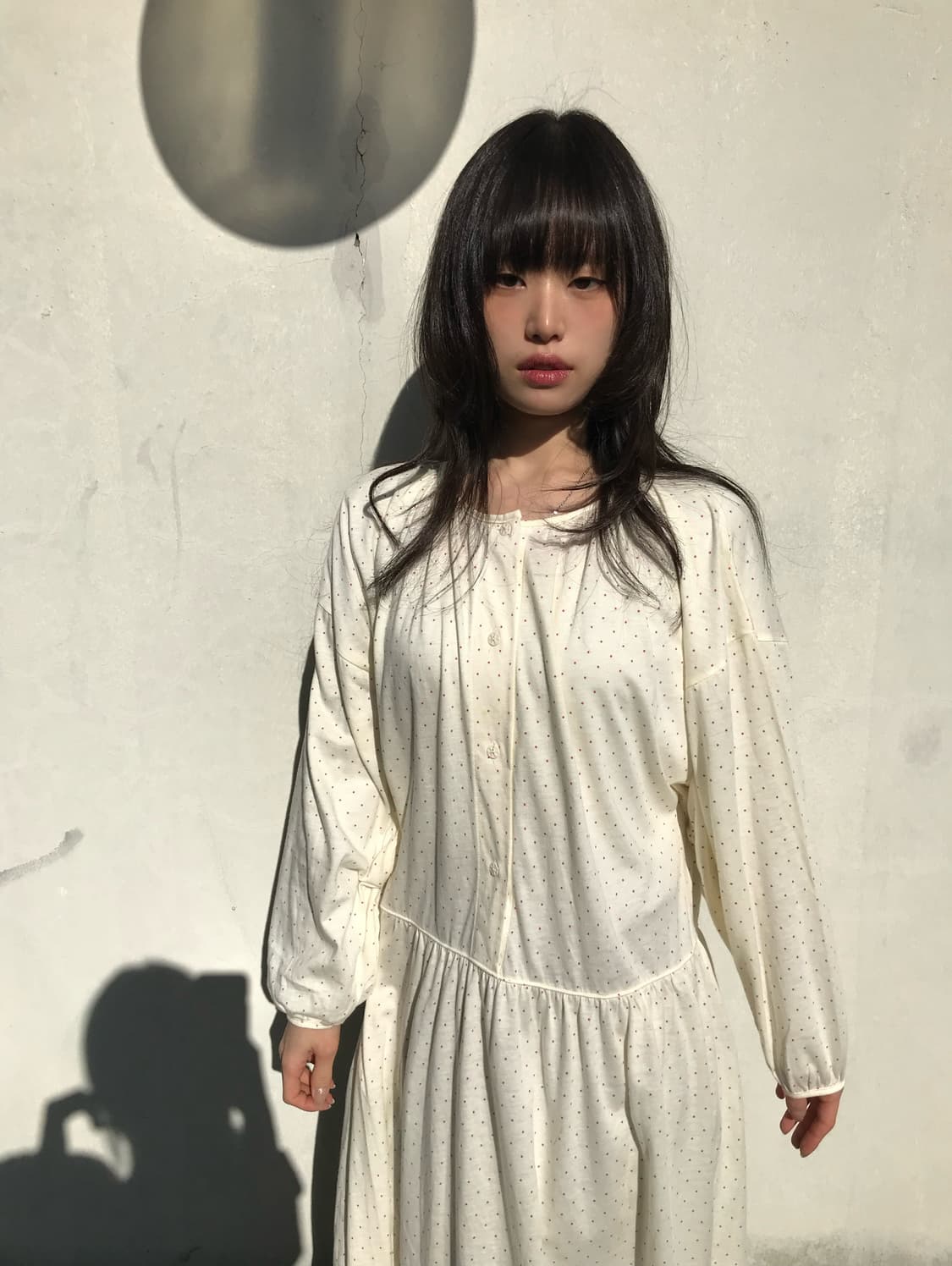 바닐라 라즈베리 도트 원피스 상품이미지3