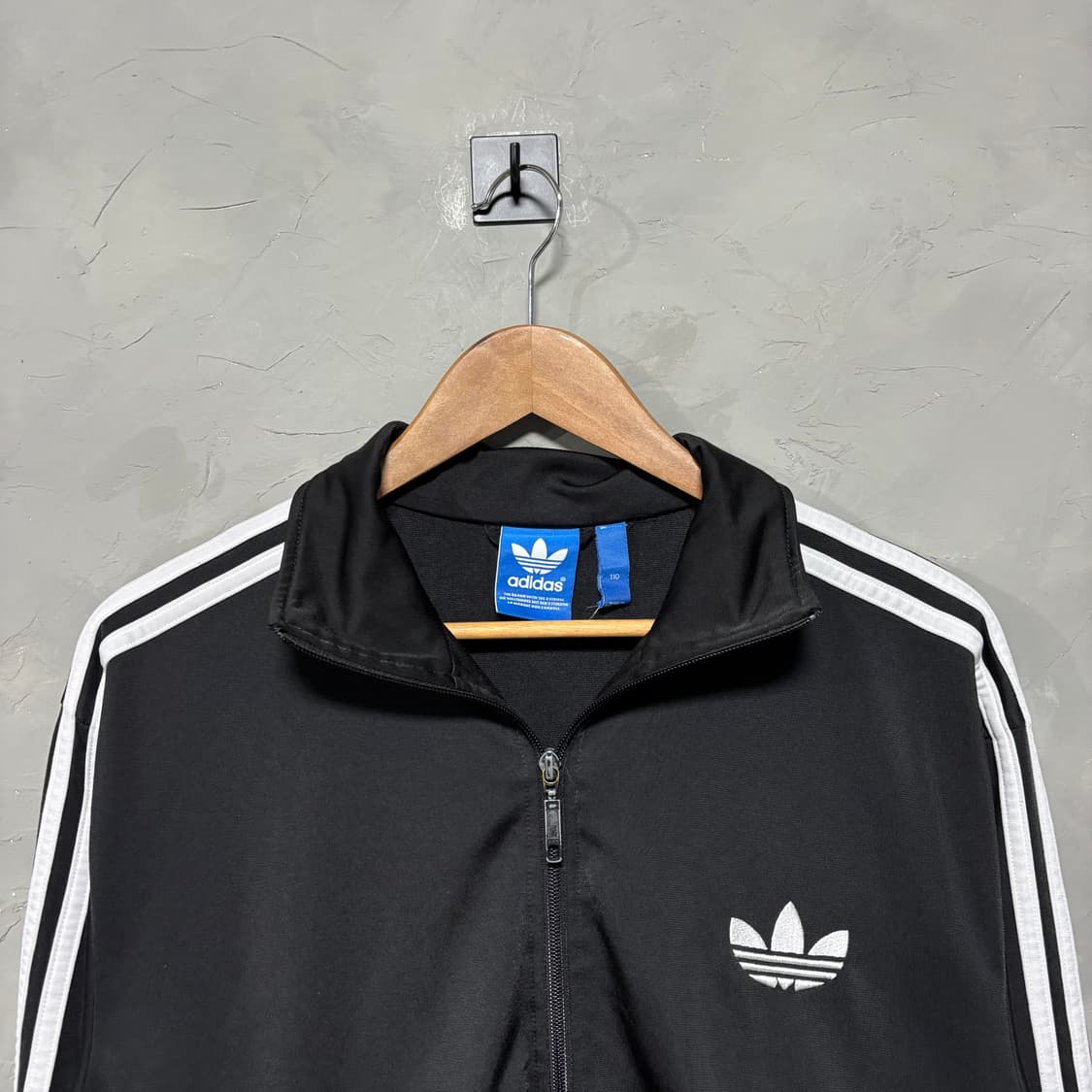 아디다스 파이어버드 져지 트랙탑 검정 상품이미지2