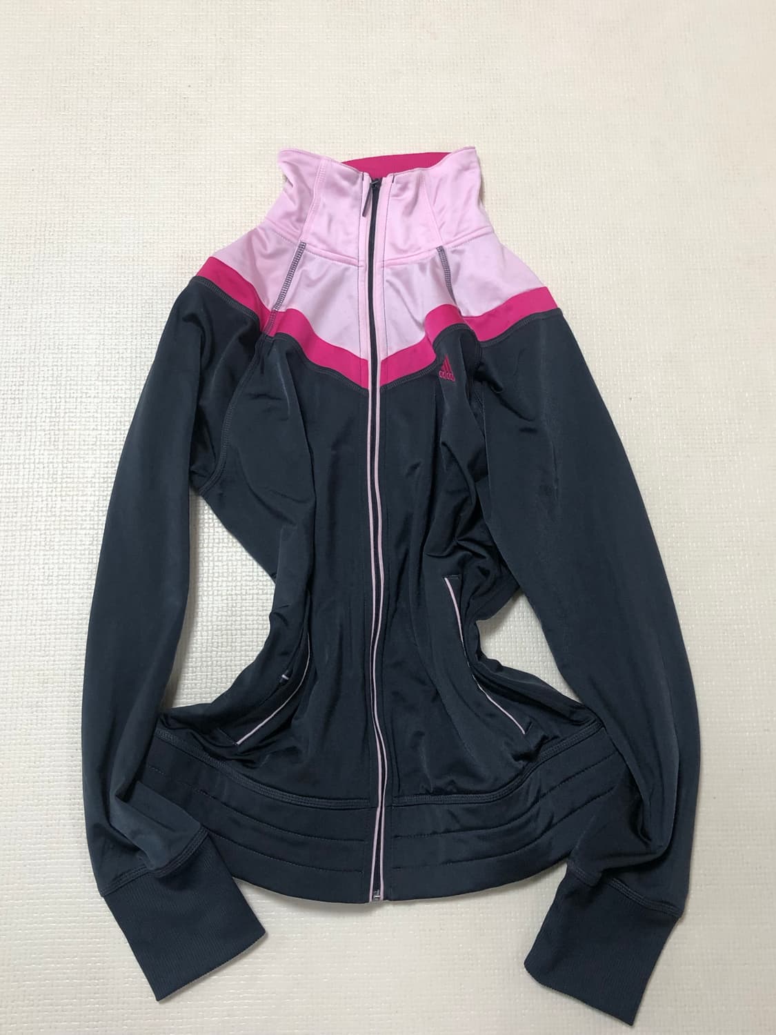 빈티지 아디다스 블랙 핑크 져지 상품이미지8