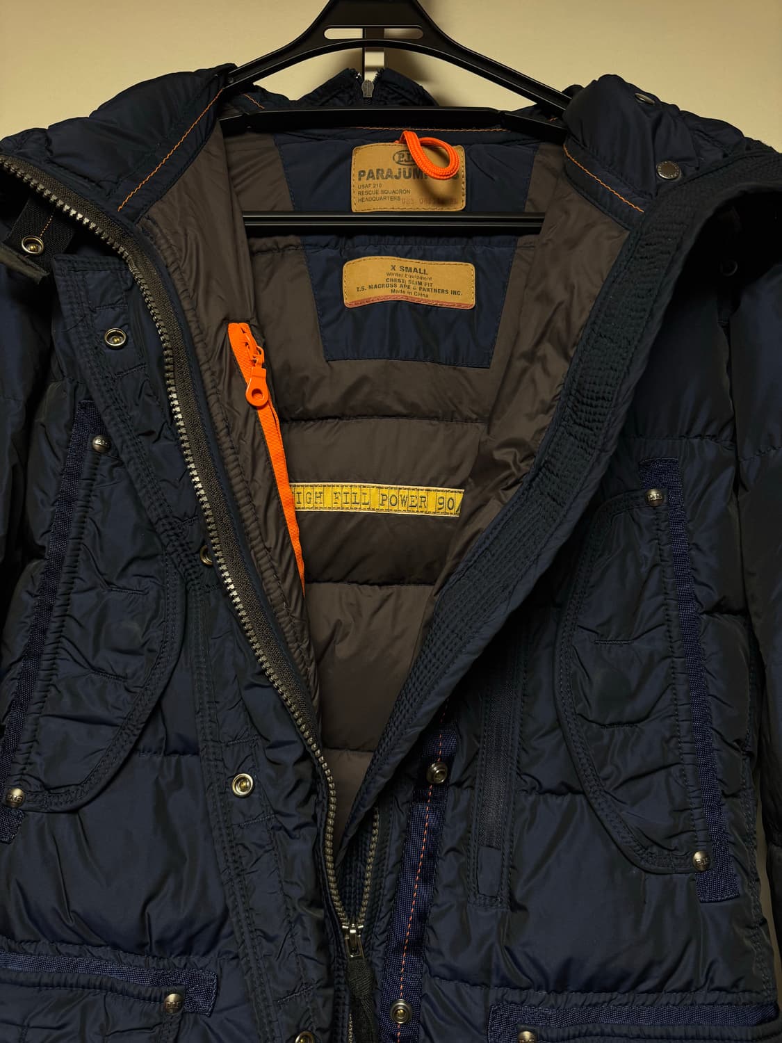 파라점퍼스 하라시켓 여성 다운 자켓 네이비 상품이미지9