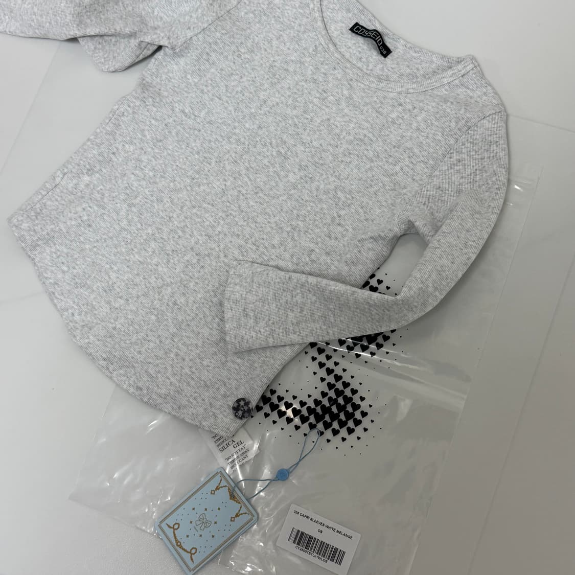 코이세이오038 카프리 슬리브 멜란지 상품이미지6