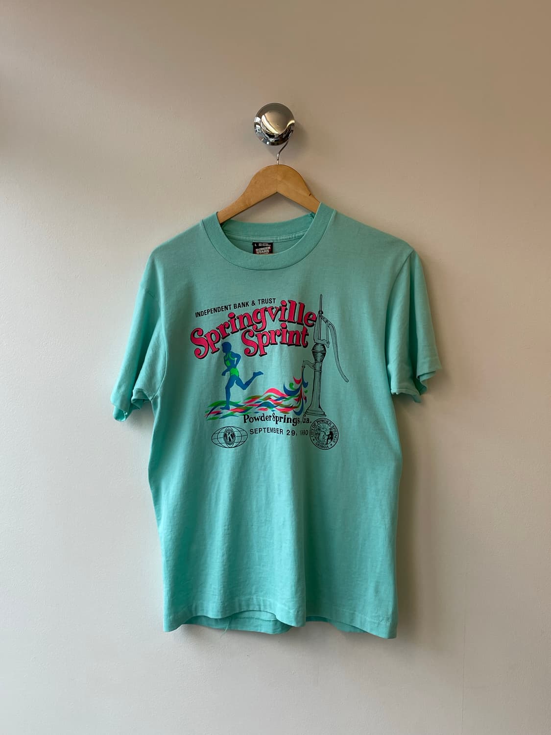 90‘s USA Marathon T-shirt L 상품이미지2