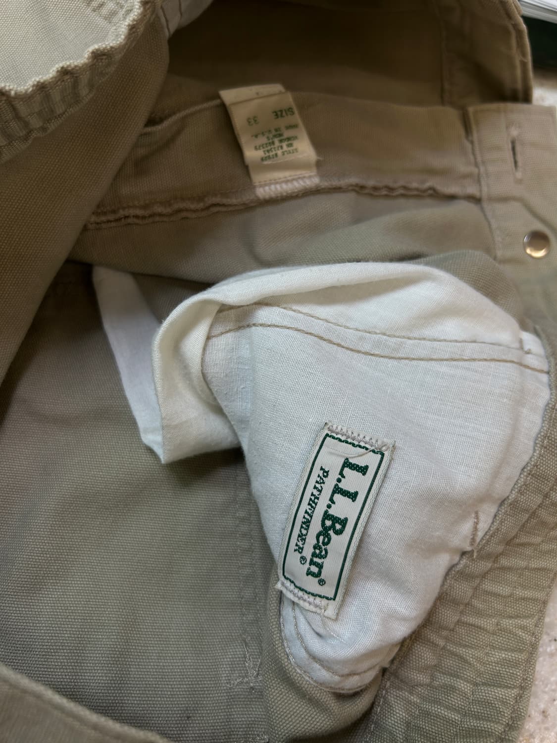 90s LL Bean 엘엘빈 코튼 숏츠 상품이미지5