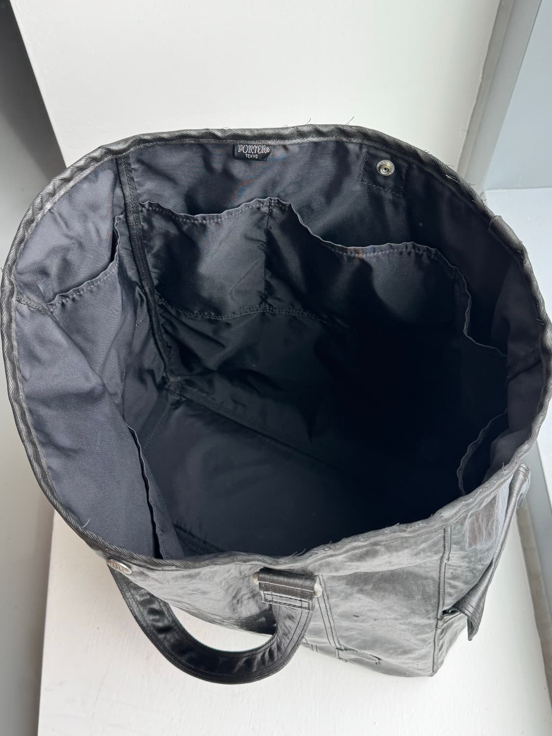 Porter Shine big tote bag(black)  상품이미지9