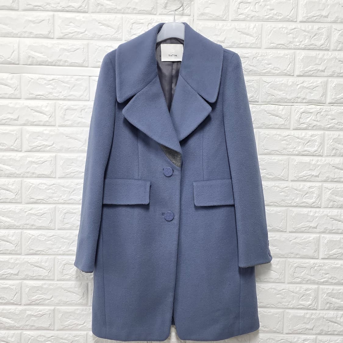 택포// 샤틴 SATIN 캐시미어 여성 코트 S 상품이미지1