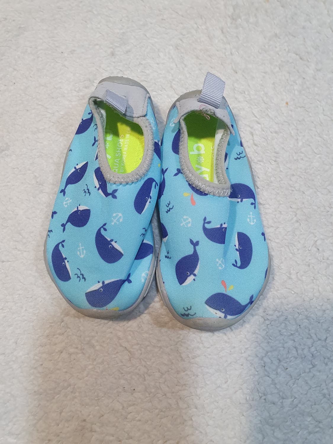 아쿠아슈즈 유아용 돌고래 아쿠아 덧신 140사이즈 상품이미지1