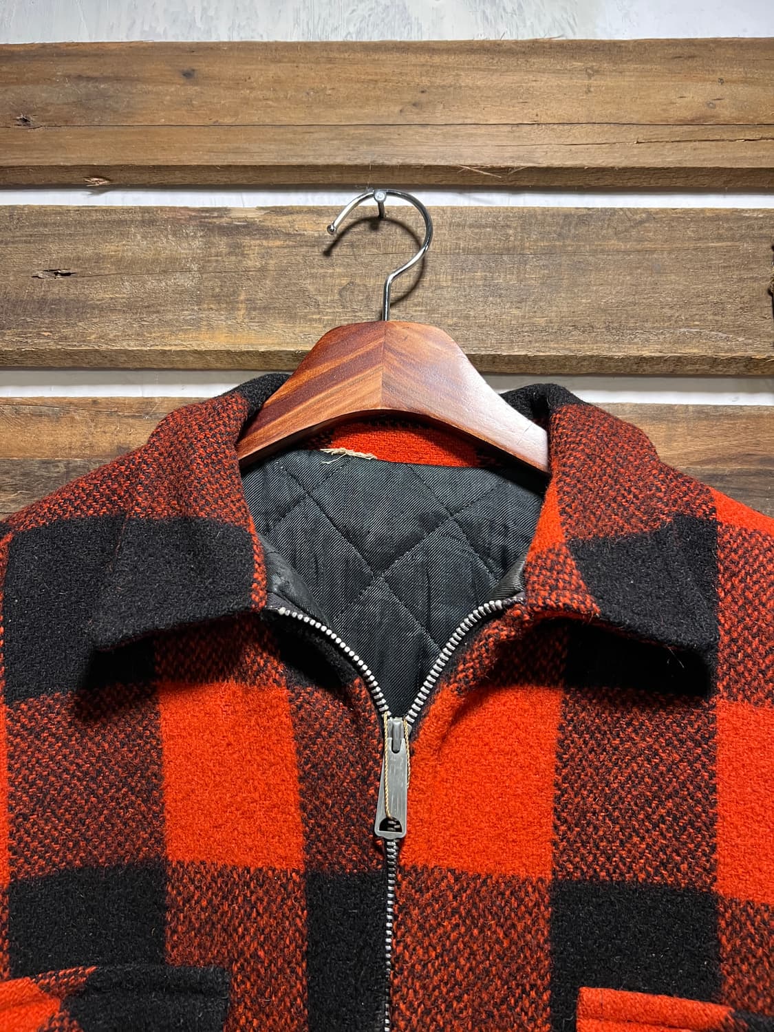 [L]7~80's USA 빈티지 매키노 울 크루저 헌팅 자켓 상품이미지2