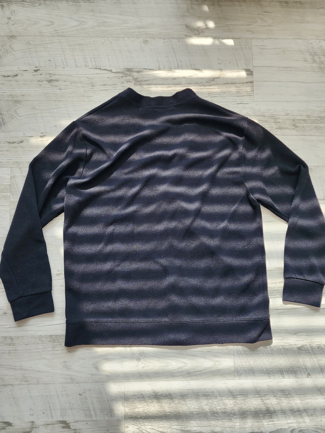 C.M 블랙 브이넥 가디건 팜. 2XL(100~105)사이즈 남성 니트 상품이미지2