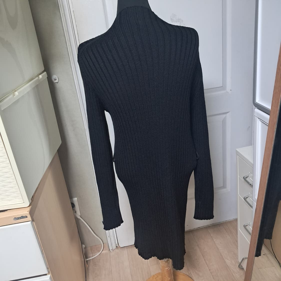 S MaxMara  S막스마라 골지 니트 가디건 겸원피스 M 상품이미지4