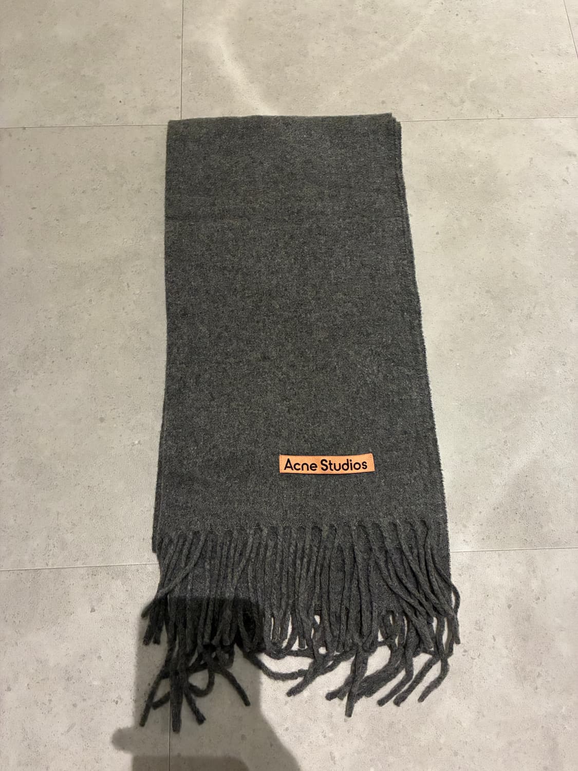 아크네 스튜디오 머플러 목도리 그레이멜란지 상품이미지1