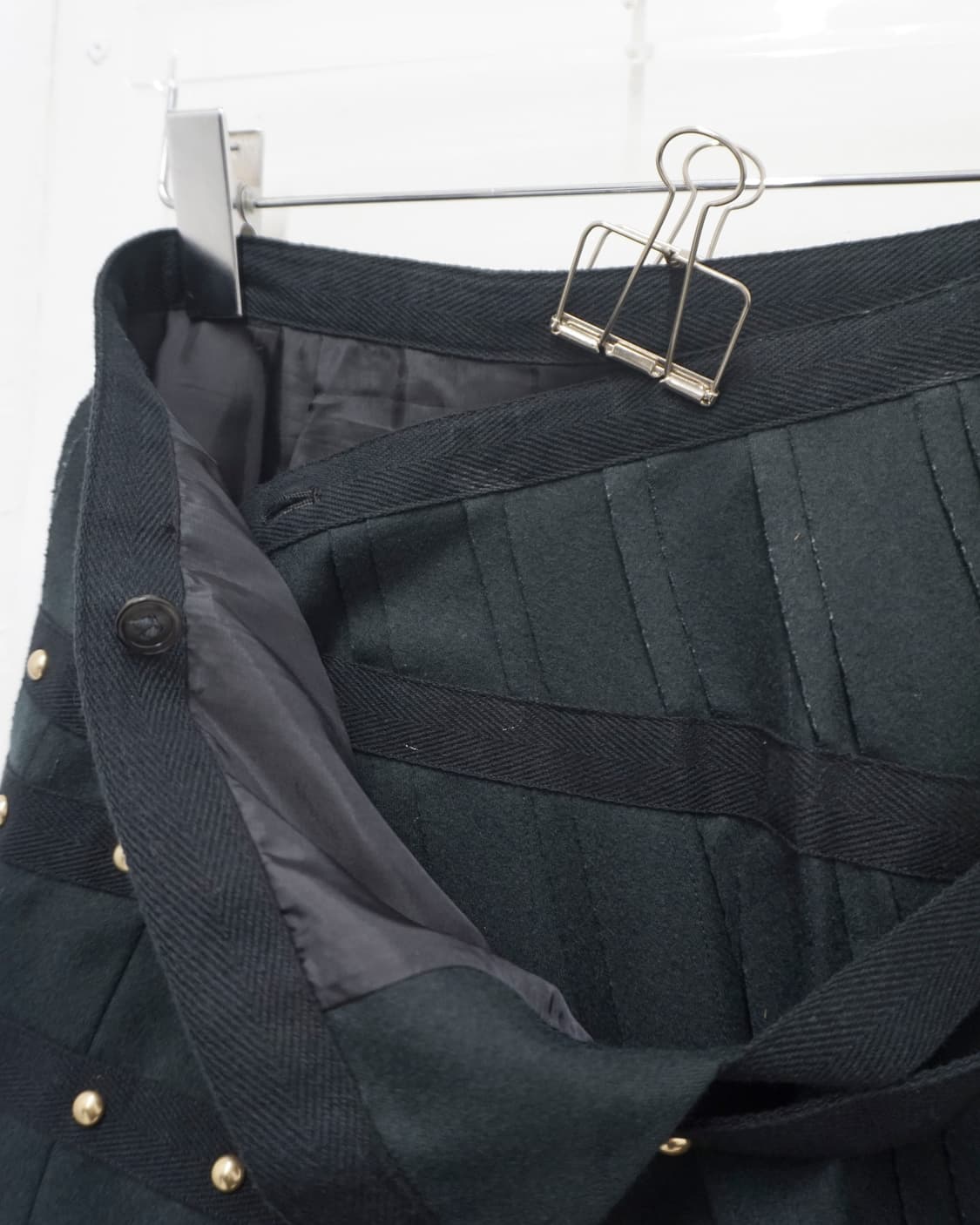 SACAI pleated stud detail skirt  상품이미지5