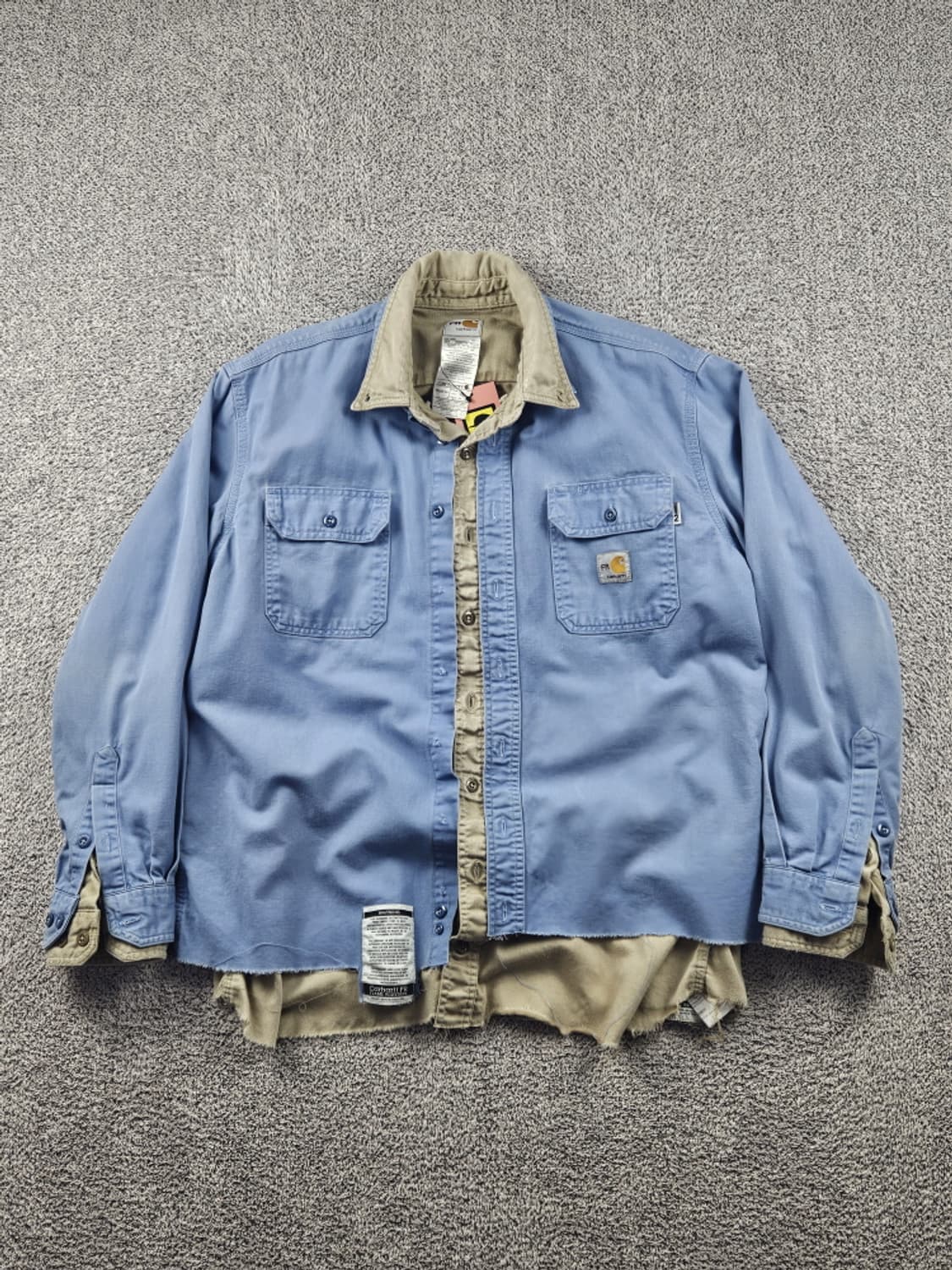 FR칼하트 레이어드 리워크 커스텀 워크 셔츠 ( XL ) / 10644 상품이미지2