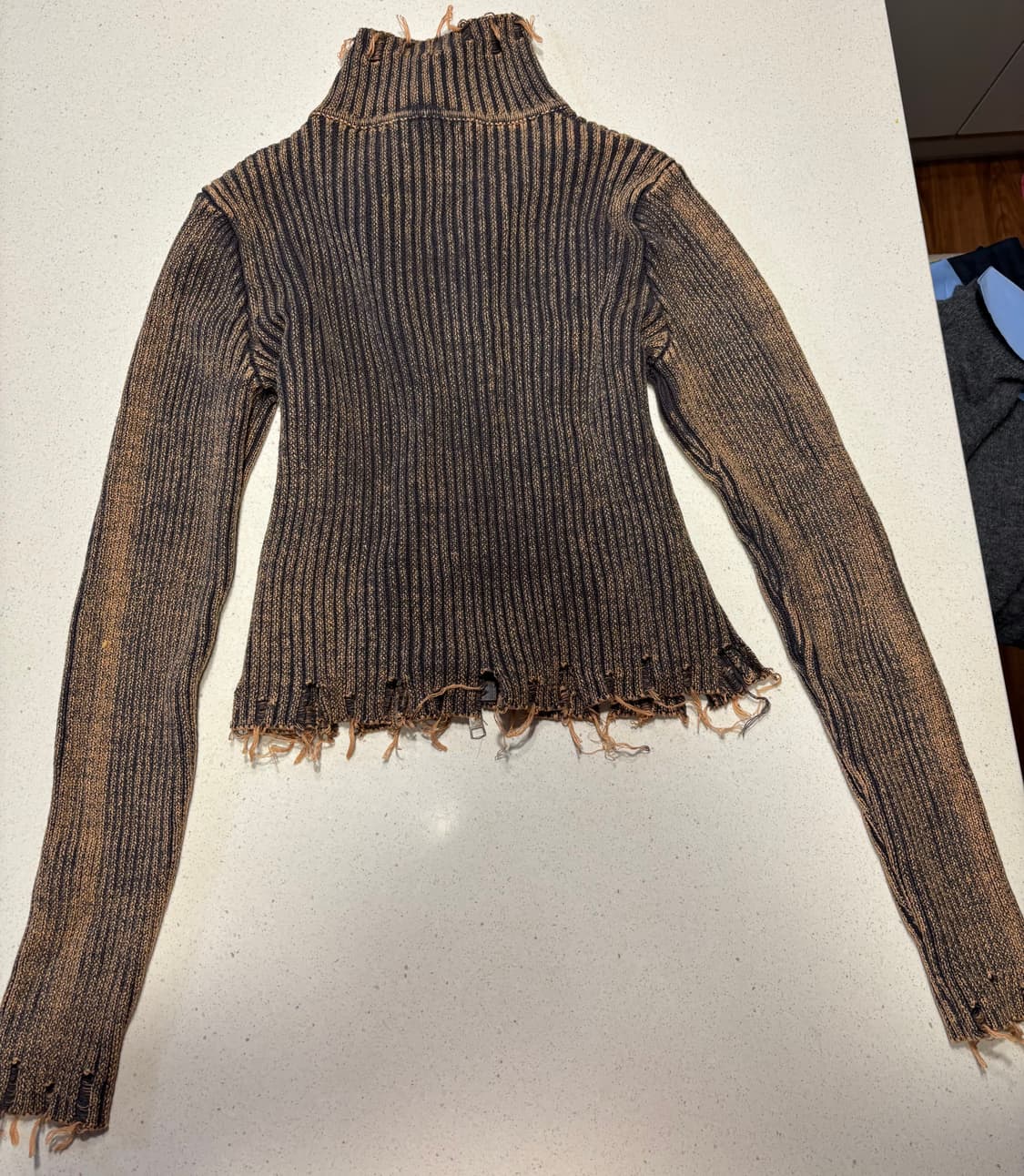 빈티지 골지 가디건 상품이미지3