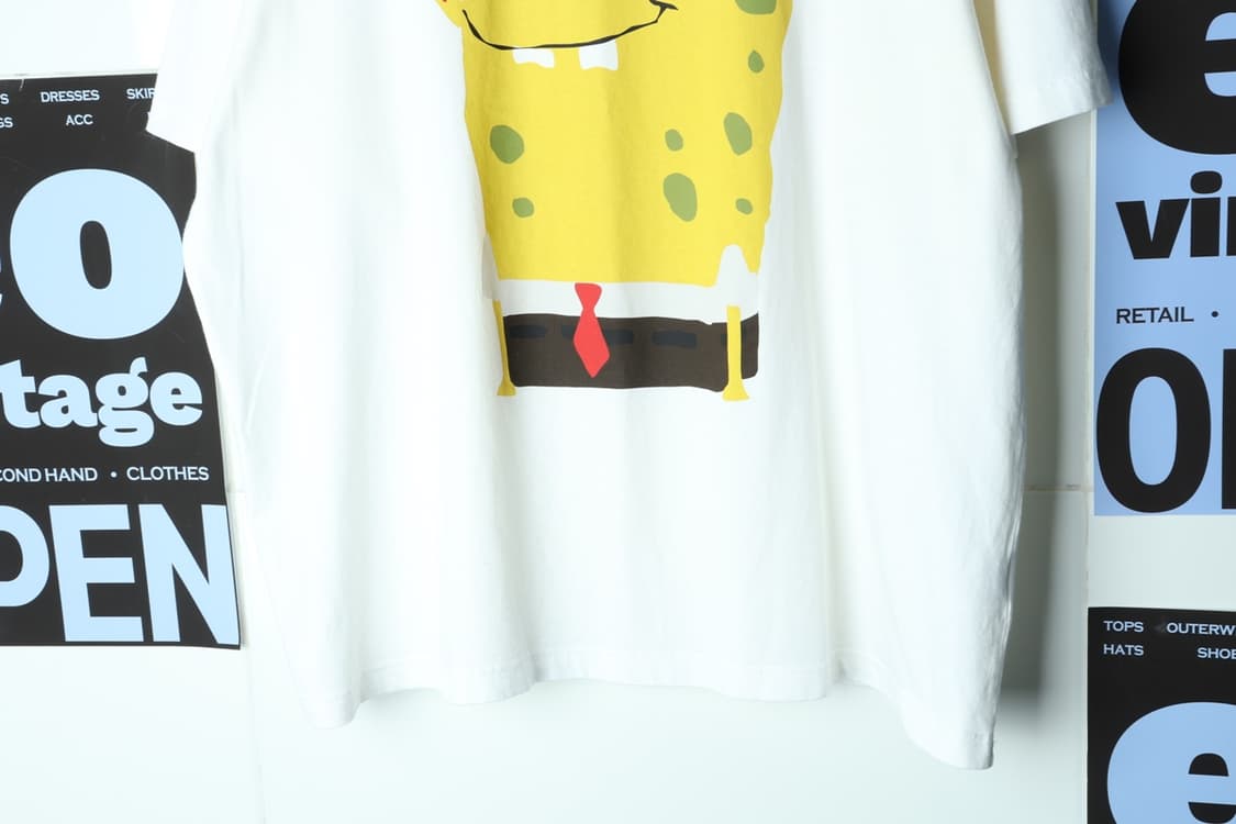 (3XL-4XL) 유니클로 반팔 티셔츠 스펀지밥 뚱이 희귀-H31875 상품이미지5