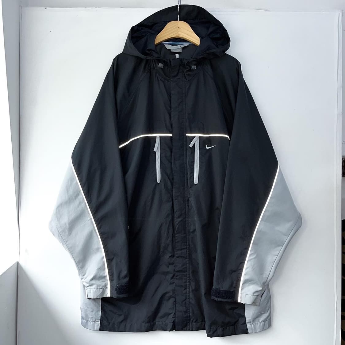 나이키 스우시 3m 리플렉티브 파이핑 라인 후드 자켓 상품이미지5