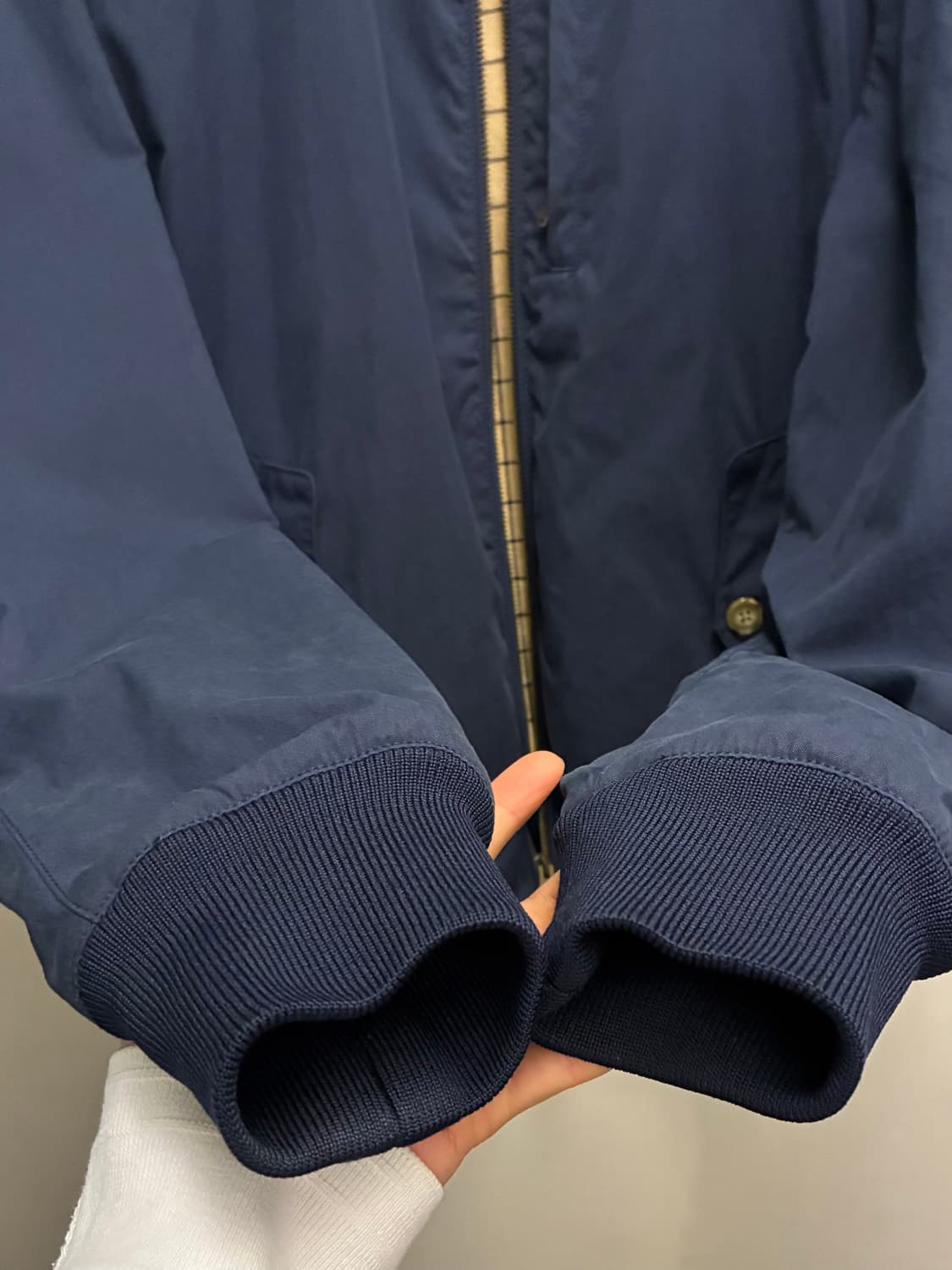 (L/103)J.Crew 제이크루 코튼 나일론 해링턴자켓 바라쿠타 상품이미지6