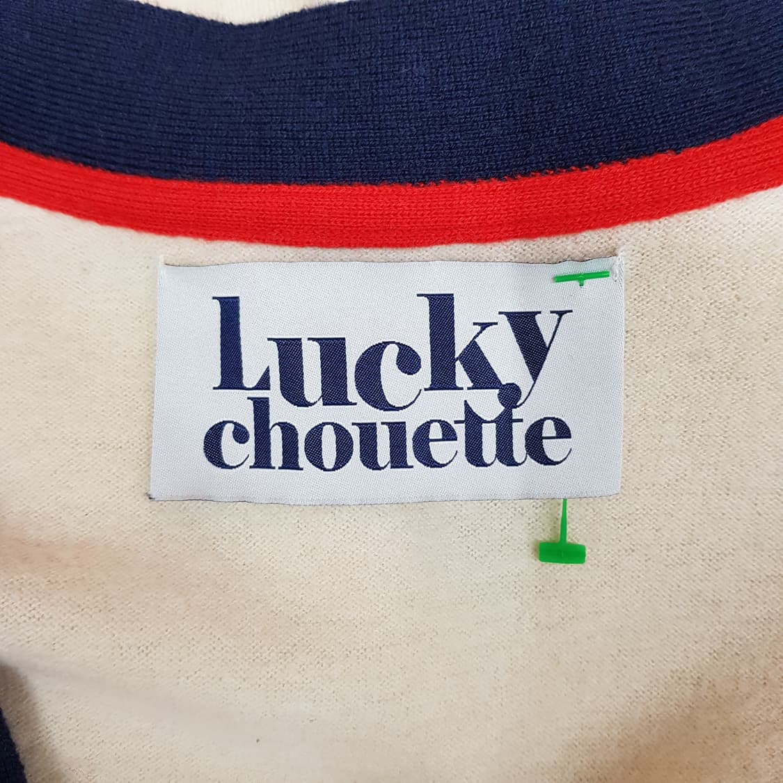 럭키슈에뜨 배색 포인트 롱 니트 가디건 F사이즈 상품이미지5