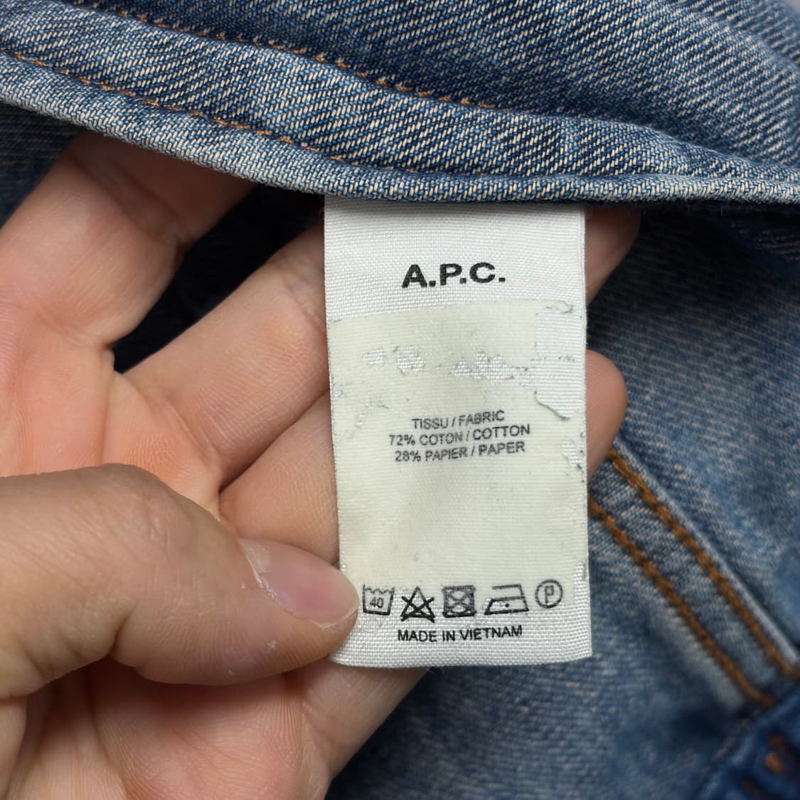 A.P.C 데님 자켓 상품이미지7