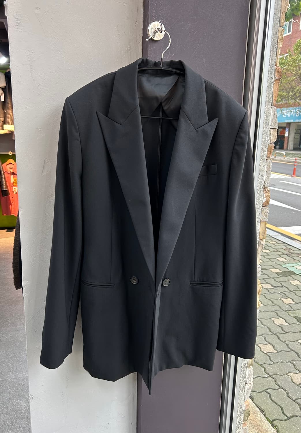 38/ 준지 더블 브레스티드 울 오버 자켓 상품이미지7