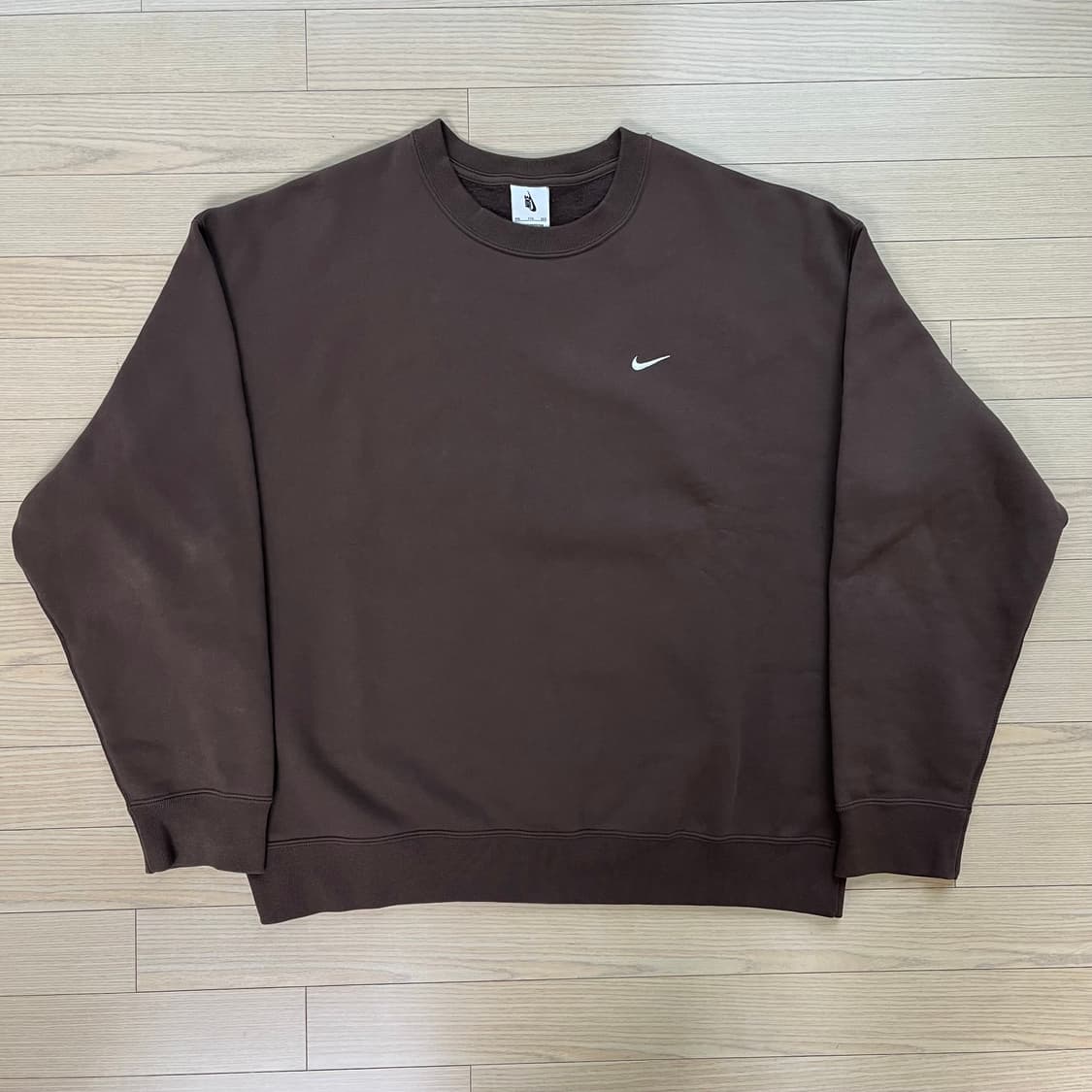 XXL)나이키 솔로스우시 스웻셔츠 바로크브라운 상품이미지1