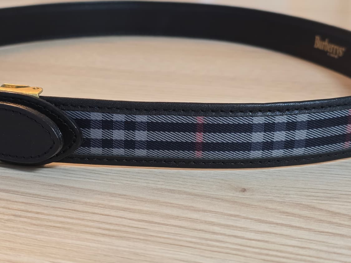 Burberrys 버버리 네이비 노바체크 빈티지 벨트 상품이미지6