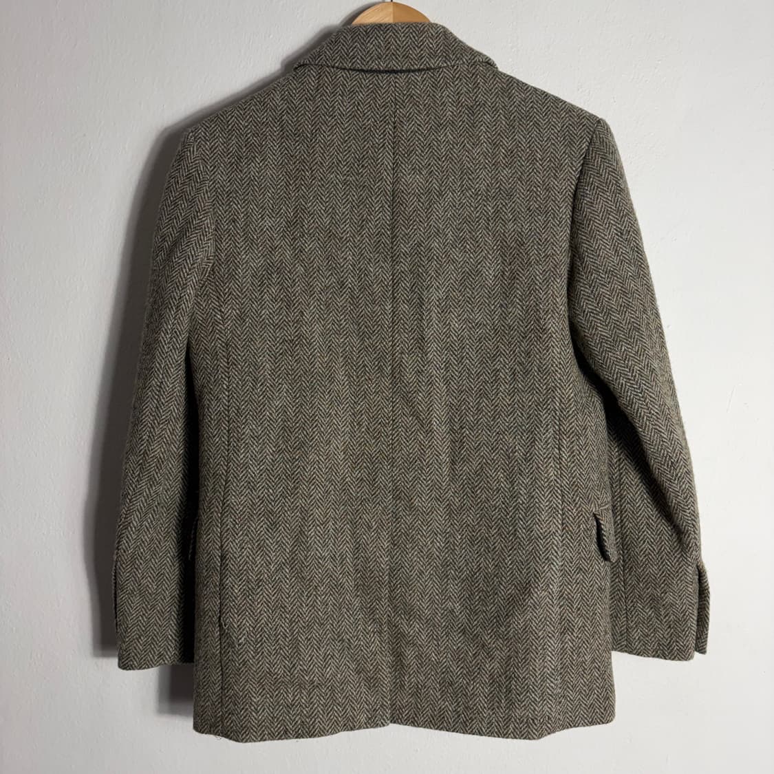 해리스트 트위드 헤링본 울 100% 자켓(Free) 상품이미지2