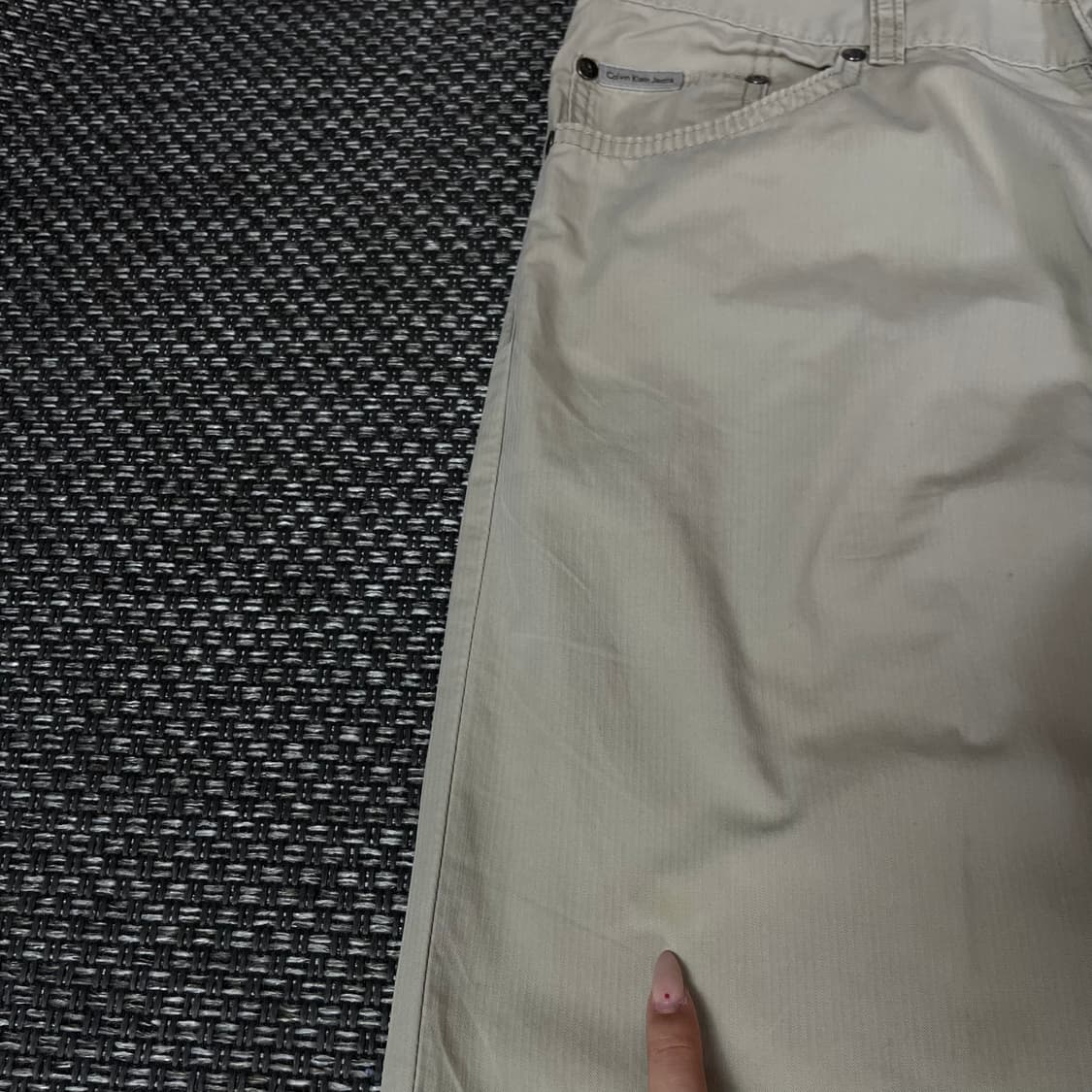 (34) 캘빈클라인 베이지 코튼 팬츠 상품이미지6