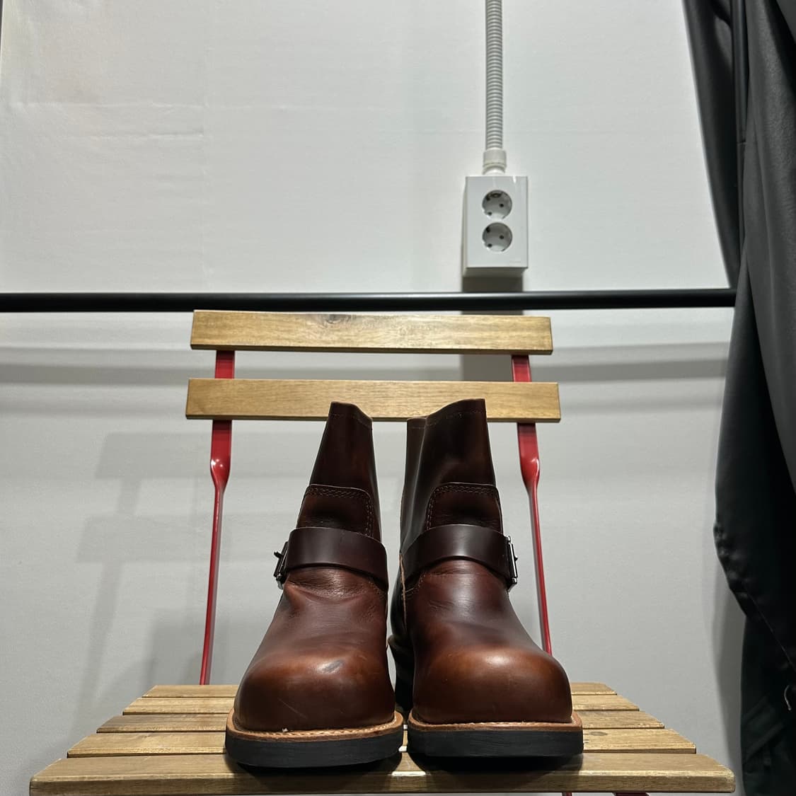 255) 호킨스 부츠 남녀 공용 워커 엔지니어 브라운 부츠 상품이미지2