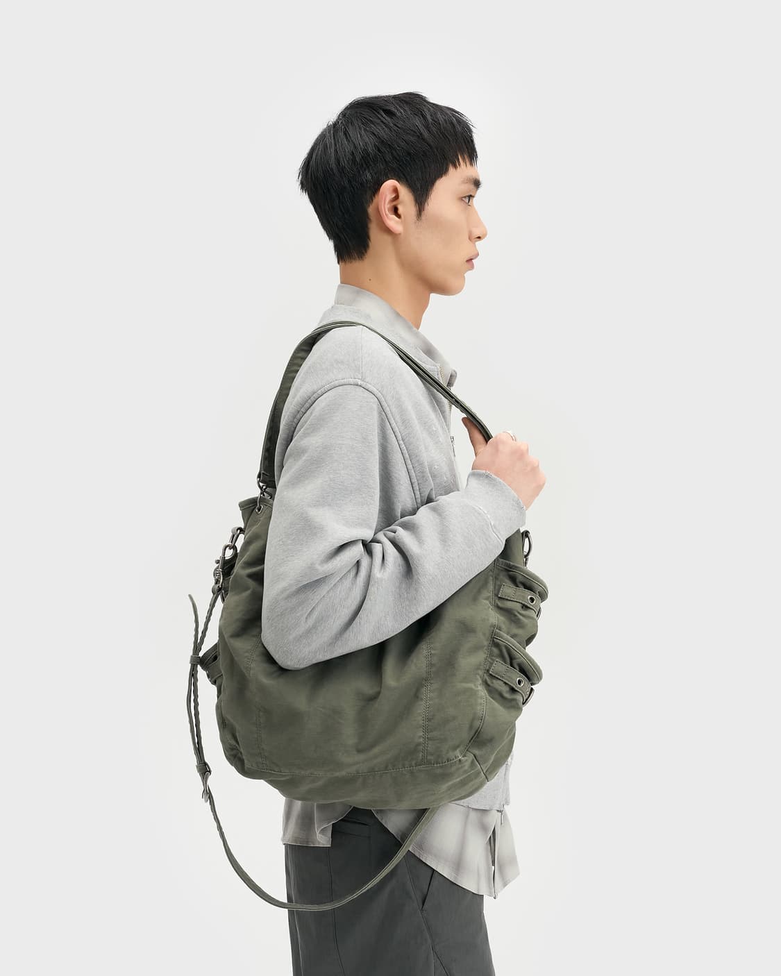 벨리에 달스톤 슬링백 - 워시드 카키 상품이미지1