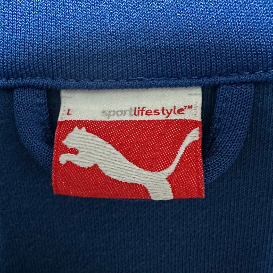 [L]푸마 블루 트랙탑 져지 상품이미지4