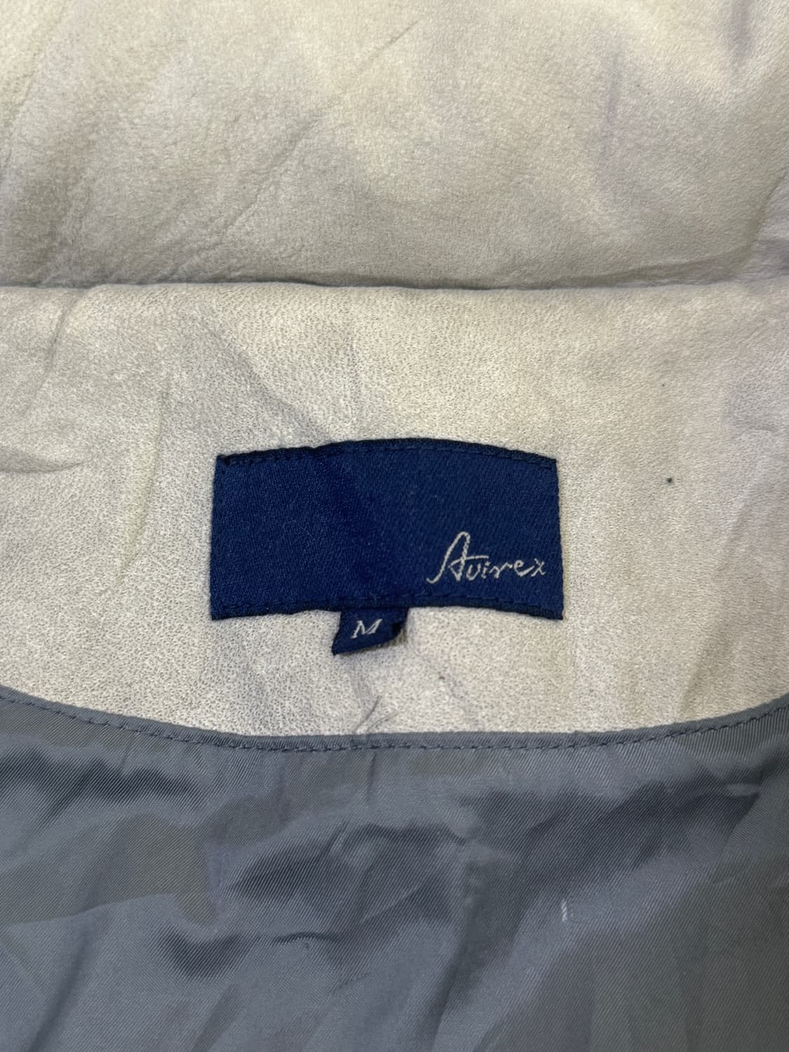 아비렉스 보노 타입 램스킨 레더 자켓 y2k lgb goa 상품이미지7