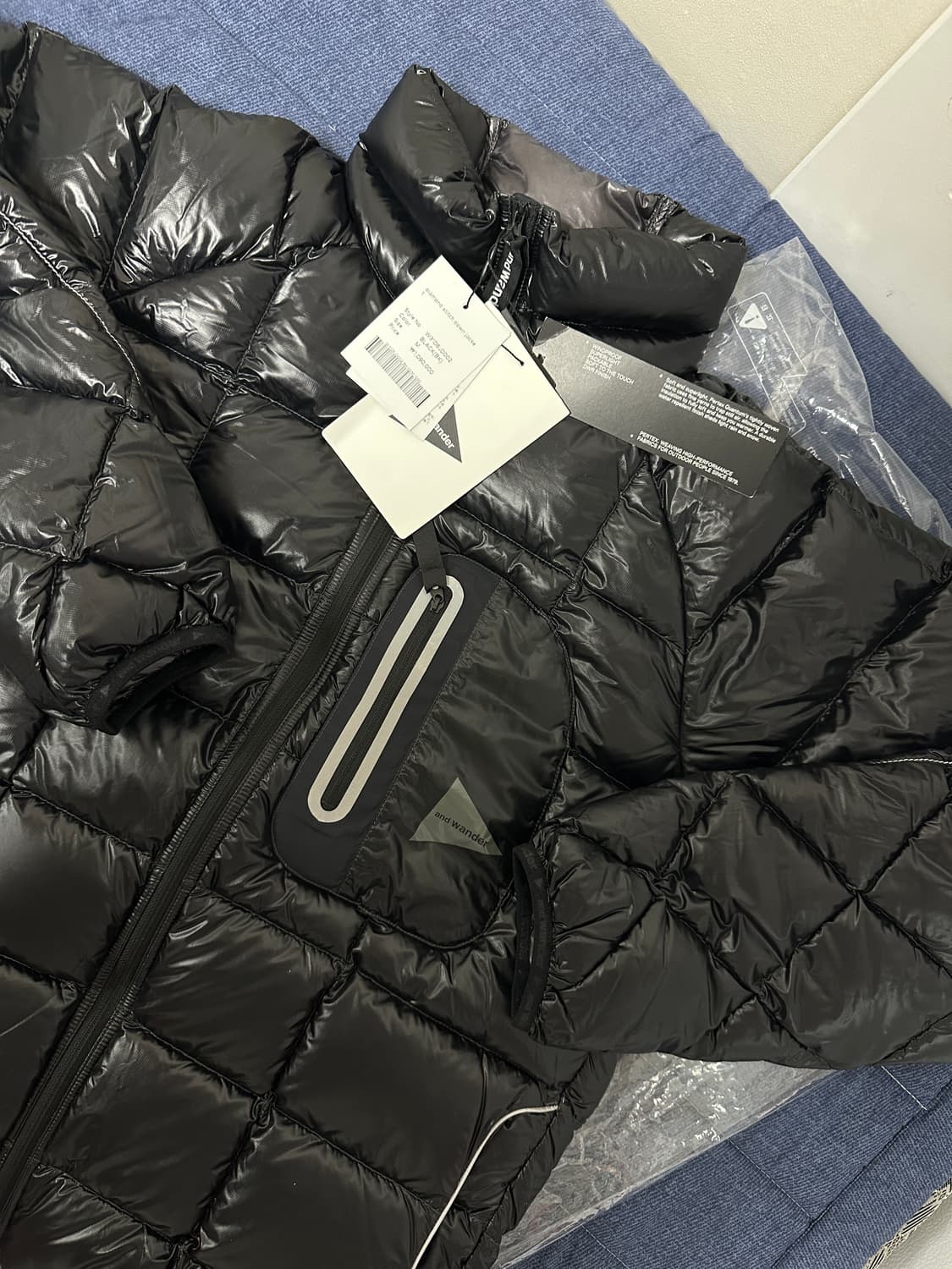 국내 백화점판 새상품 정가 109 앤드원더 다이아몬드 스티치 다운 패딩  상품이미지1