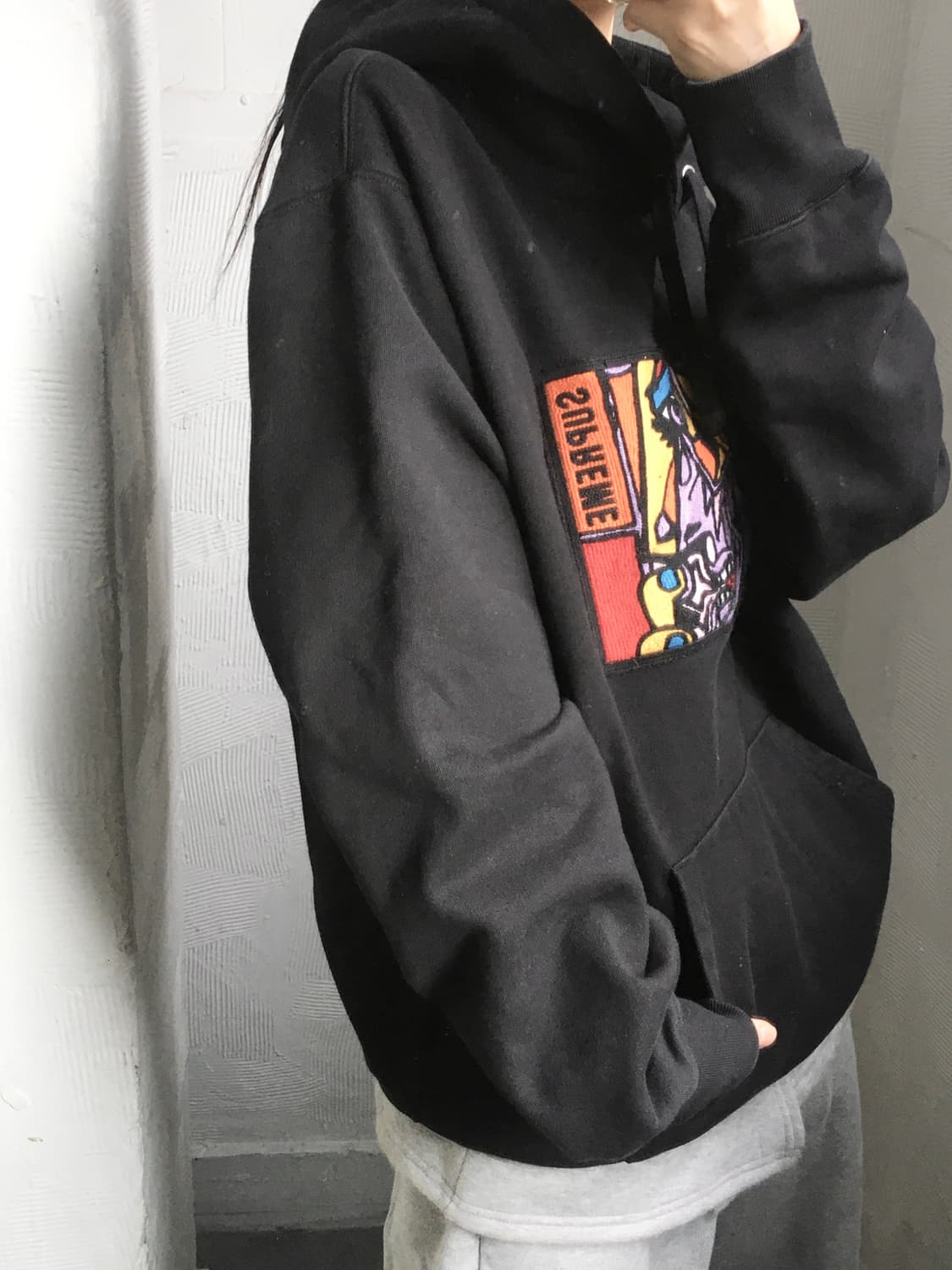 Supreme 슈프림 18FW 피카소 블랙 후드티 상품이미지4