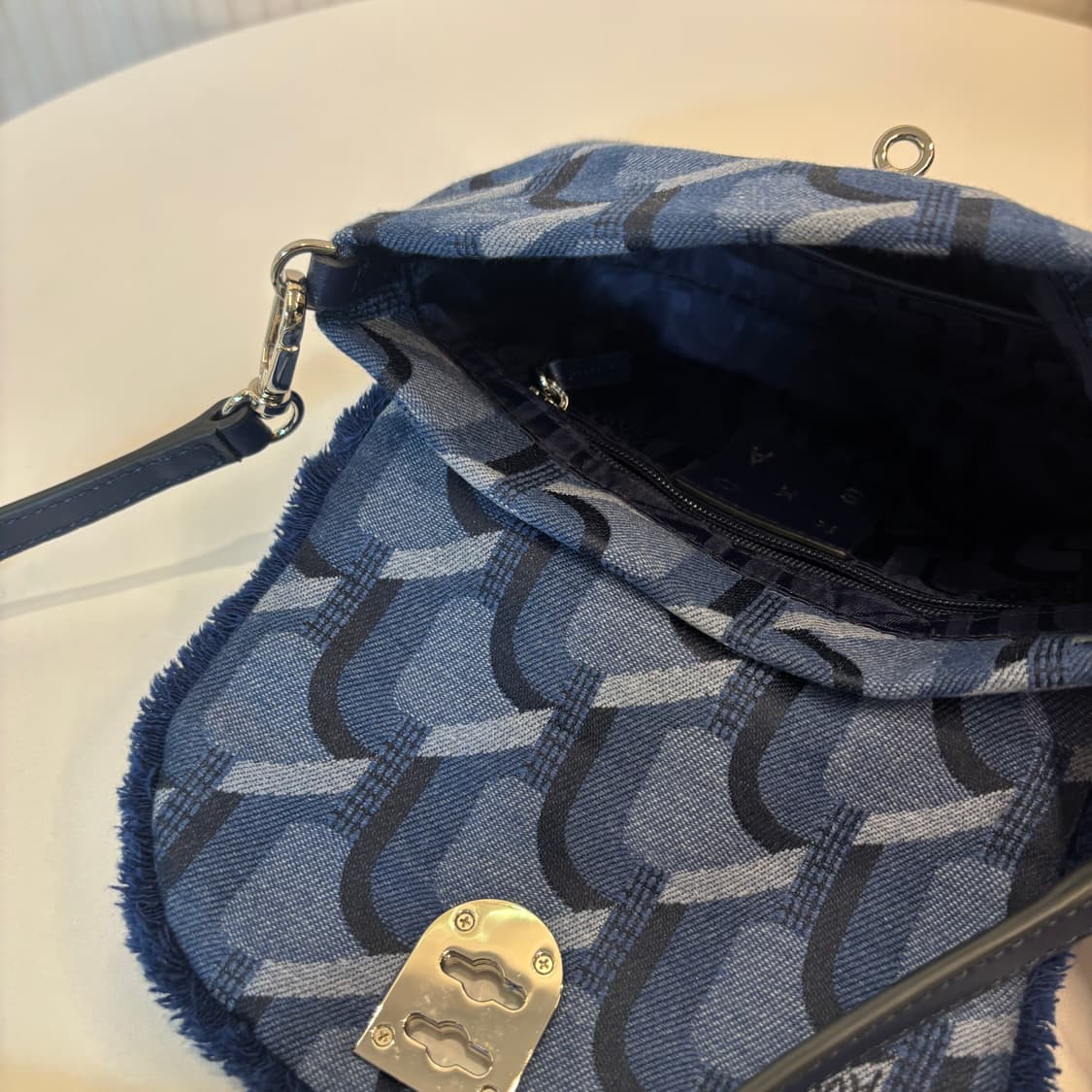 정품 로사케이 데님 미니 숄더백     상품이미지10