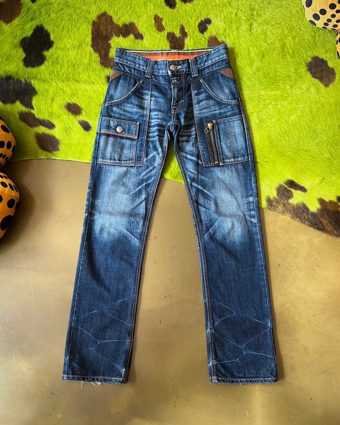 Old EDWIN Japan Cargo Pocket Denim Pants 상품이미지3