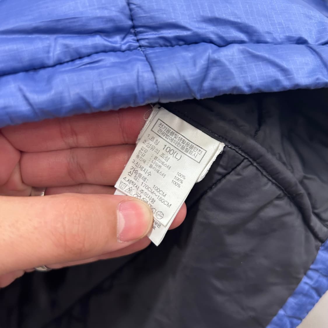 노스페이스 자수로고 스탠다드 경량 패딩 자켓 상품이미지4