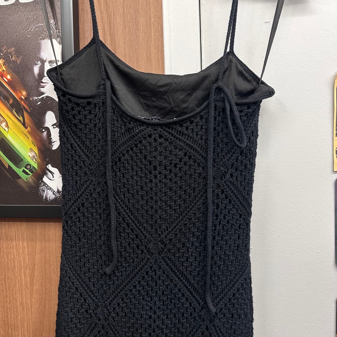 Abercrombie, Black Knit Tassel Dress  상품이미지6