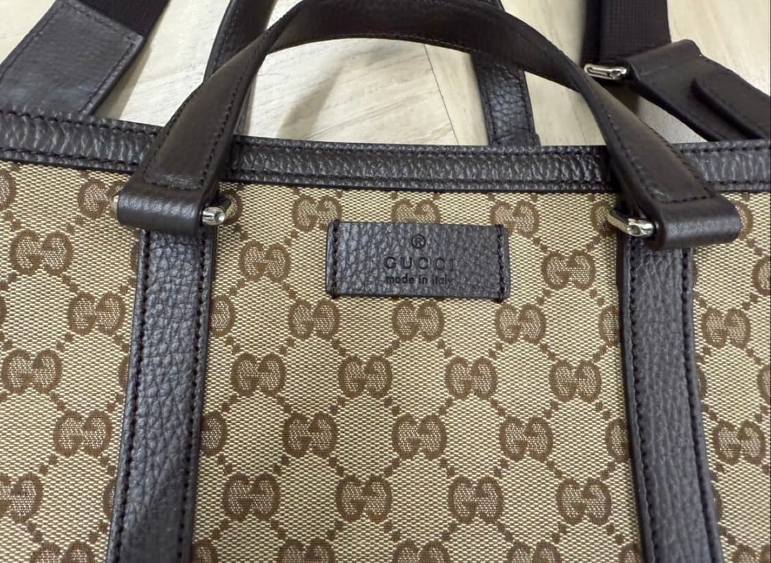 구찌 GG 수프림 캔버스 토트백 상품이미지2