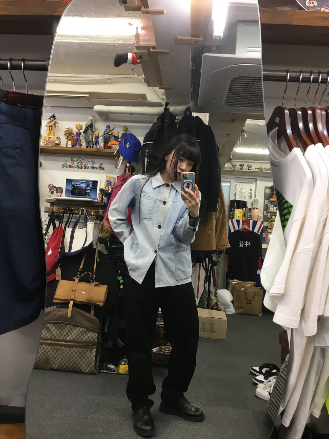 00s Levis 리바이스 550 흑청 데님팬츠 상품이미지8