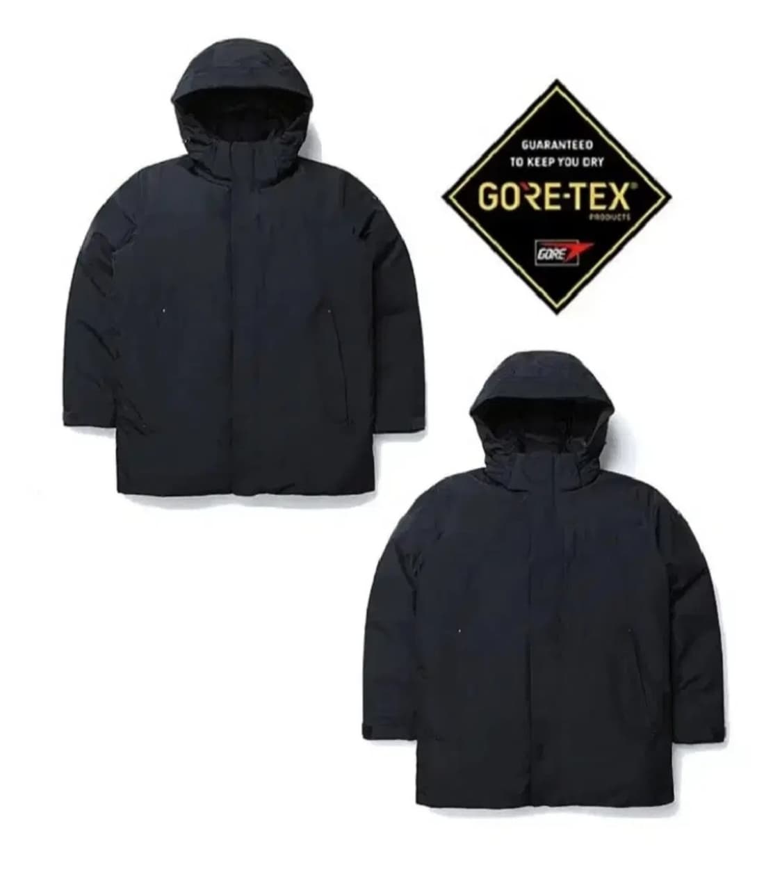 (새제품) K2 고어텍스 방수 패딩 구스다운 남성(블랙,차콜)95~115 상품이미지5