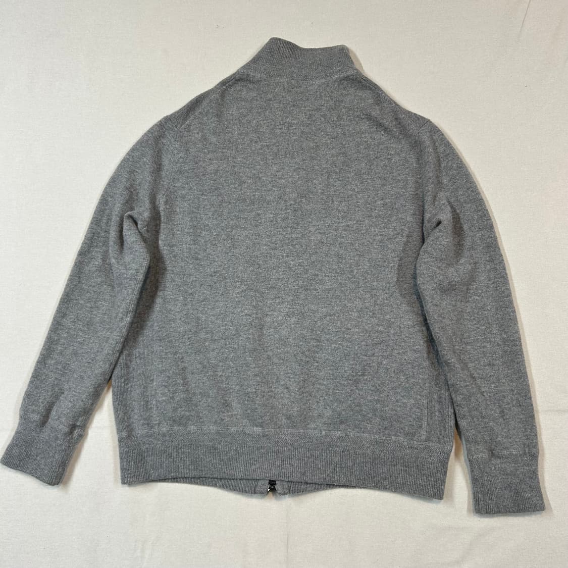 XXL) 폴로 랄프로렌 메리노울 니트 집업 그레이 2way지퍼 상품이미지8